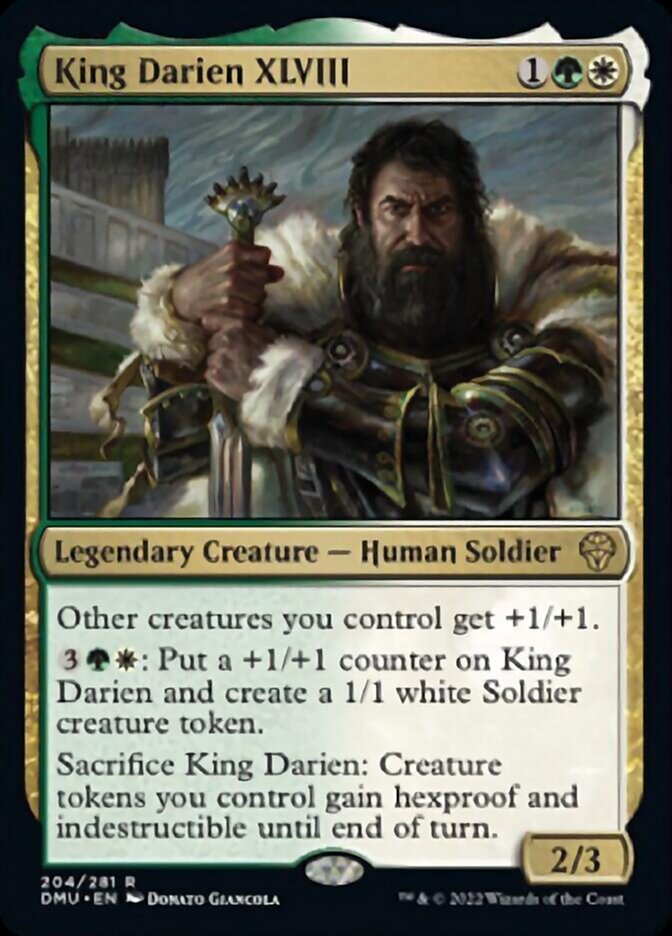 King Darien XLVIII [Dominaria United] MTG Single Magic: The Gathering    | Red Claw Gaming