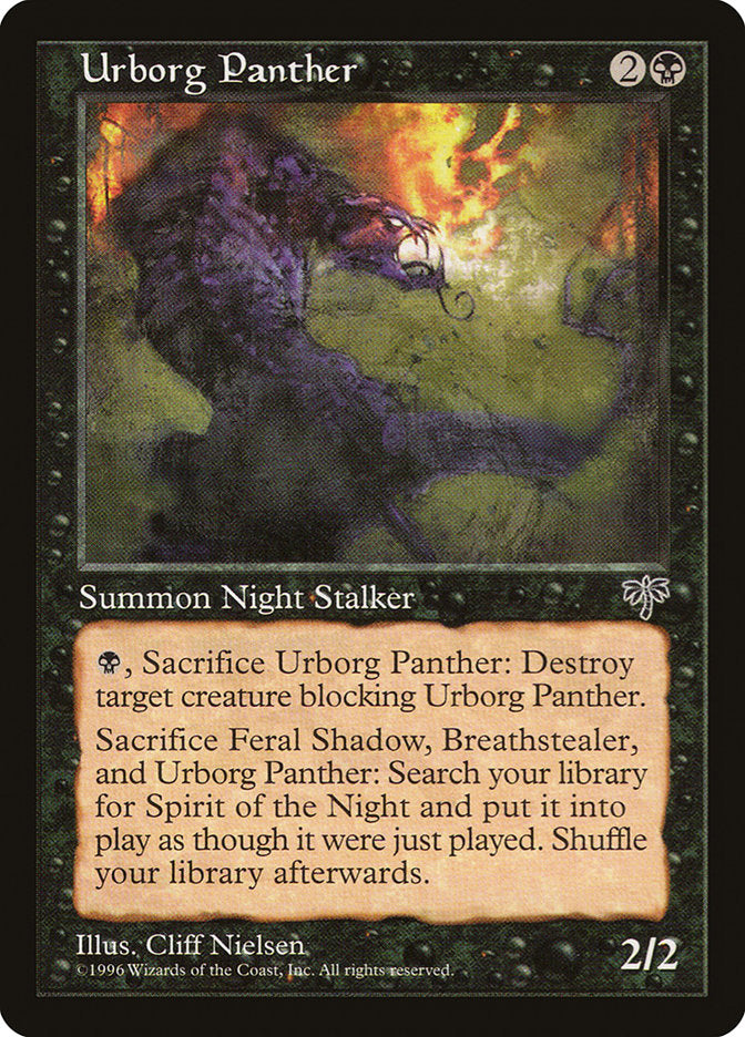 Urborg Panther [Mirage] MTG Single Magic: The Gathering    | Red Claw Gaming