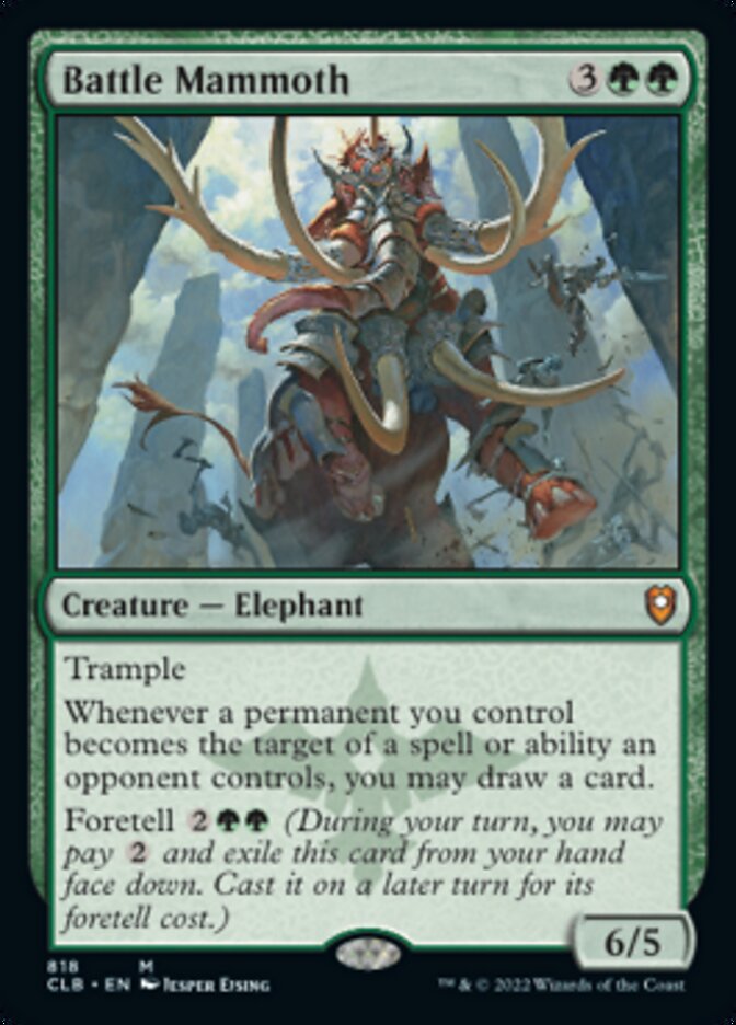 Battle Mammoth [Commander Legends: Battle for Baldur's Gate] MTG Single Magic: The Gathering    | Red Claw Gaming