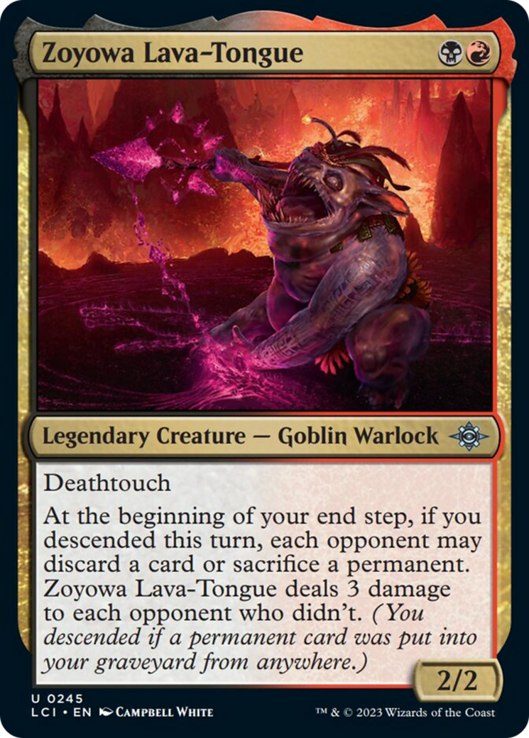 Zoyowa Lava-Tongue [The Lost Caverns of Ixalan] MTG Single Magic: The Gathering    | Red Claw Gaming