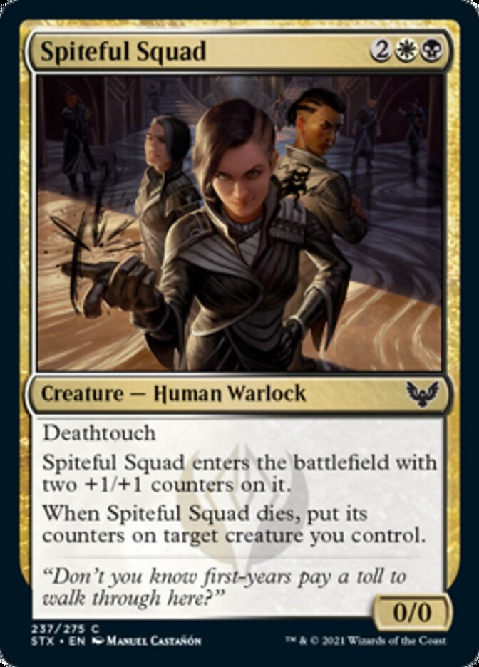 Spiteful Squad [Strixhaven: School of Mages] MTG Single Magic: The Gathering    | Red Claw Gaming