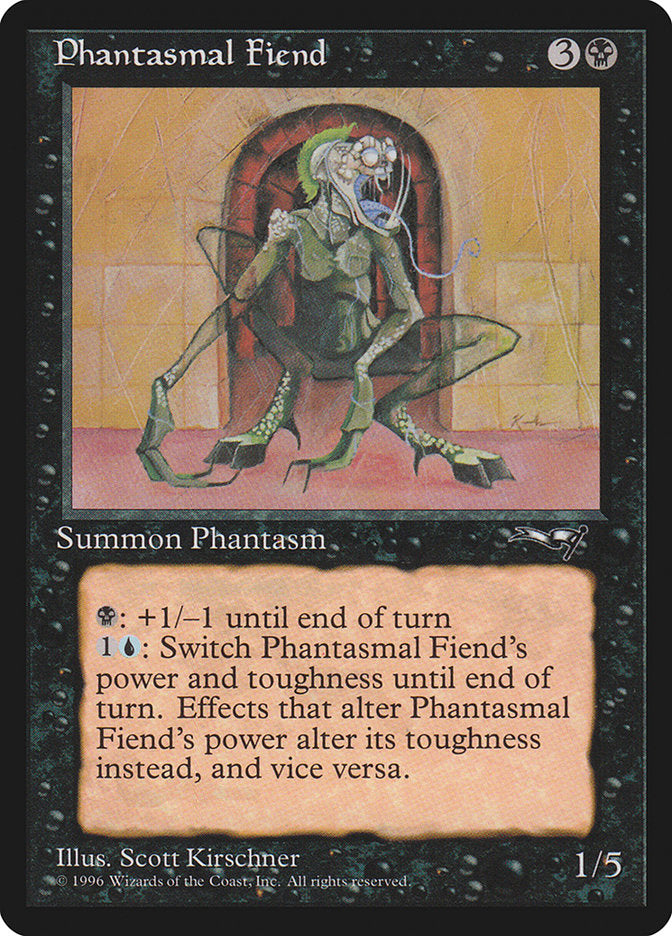 Phantasmal Fiend (Standing) [Alliances] MTG Single Magic: The Gathering    | Red Claw Gaming