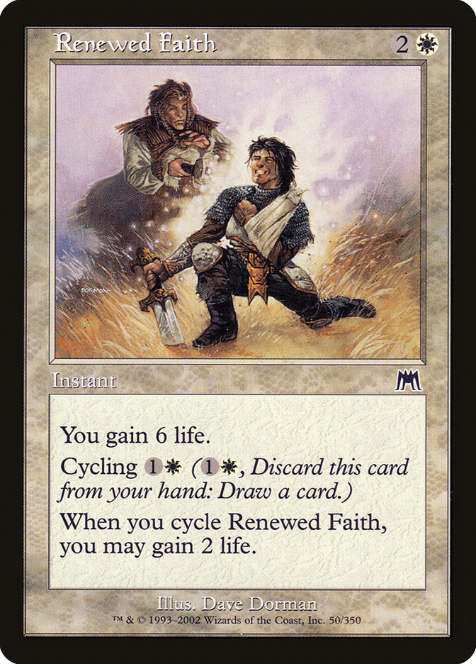 Renewed Faith [Onslaught] MTG Single Magic: The Gathering    | Red Claw Gaming