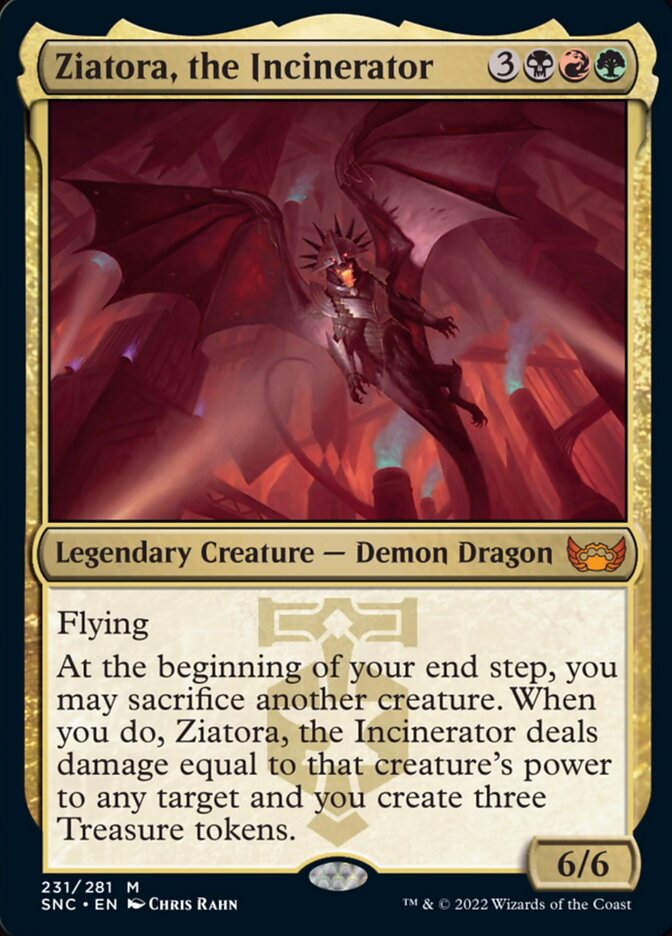 Ziatora, the Incinerator [Streets of New Capenna] MTG Single Magic: The Gathering    | Red Claw Gaming