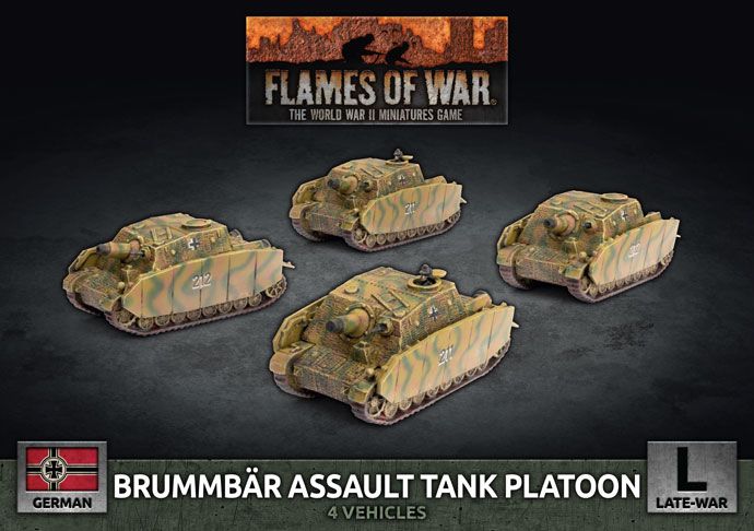 Brummbar Assault Tank Platoon Rulebook FLAMES OF WAR    | Red Claw Gaming