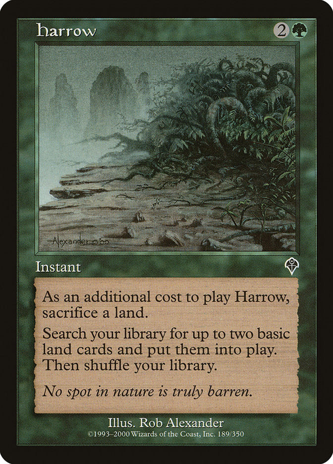 Harrow [Invasion] MTG Single Magic: The Gathering    | Red Claw Gaming