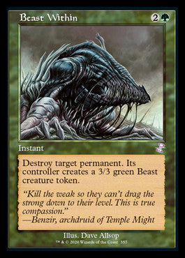 Beast Within (Timeshifted) [Time Spiral Remastered] MTG Single Magic: The Gathering    | Red Claw Gaming