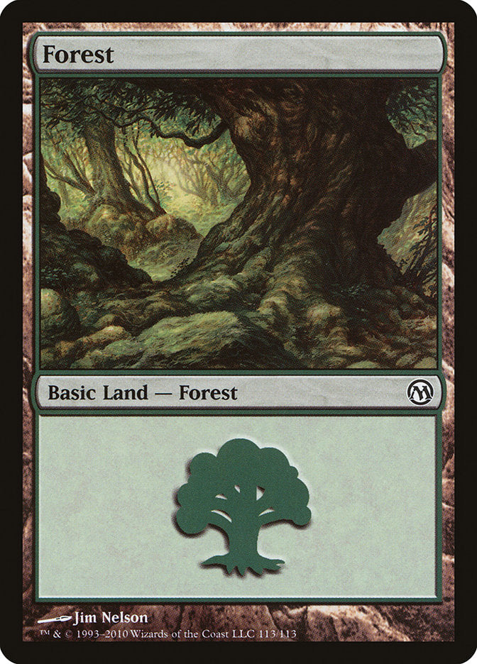 Forest (113) [Duels of the Planeswalkers] MTG Single Magic: The Gathering    | Red Claw Gaming