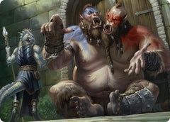 Ettin Art Card [Dungeons & Dragons: Adventures in the Forgotten Realms Art Series] MTG Single Magic: The Gathering    | Red Claw Gaming