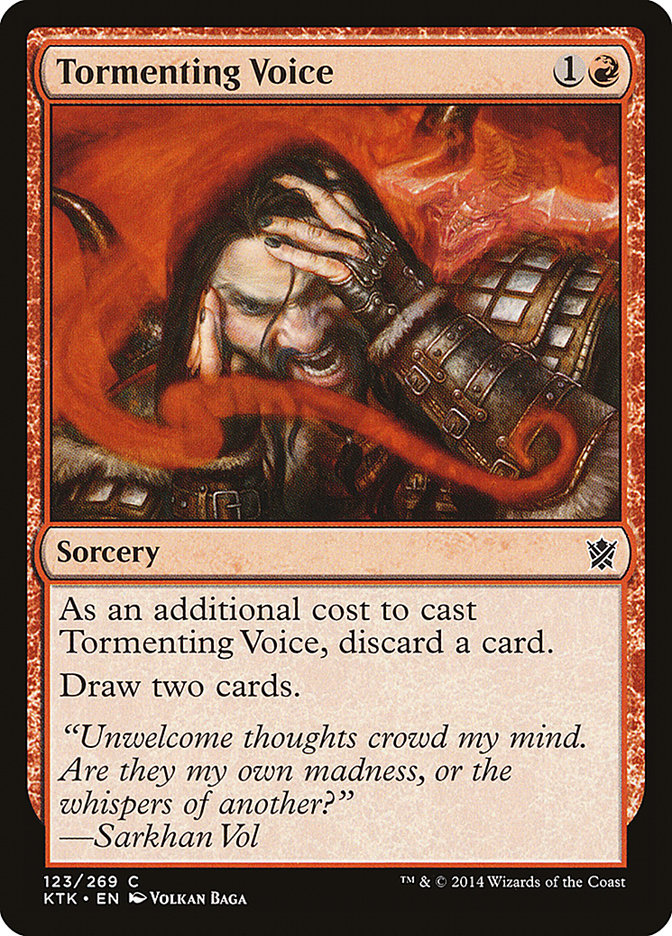 Tormenting Voice [Khans of Tarkir] MTG Single Magic: The Gathering    | Red Claw Gaming