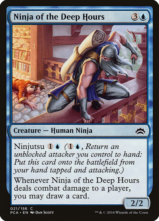 Ninja of the Deep Hours [Planechase Anthology] MTG Single Magic: The Gathering    | Red Claw Gaming