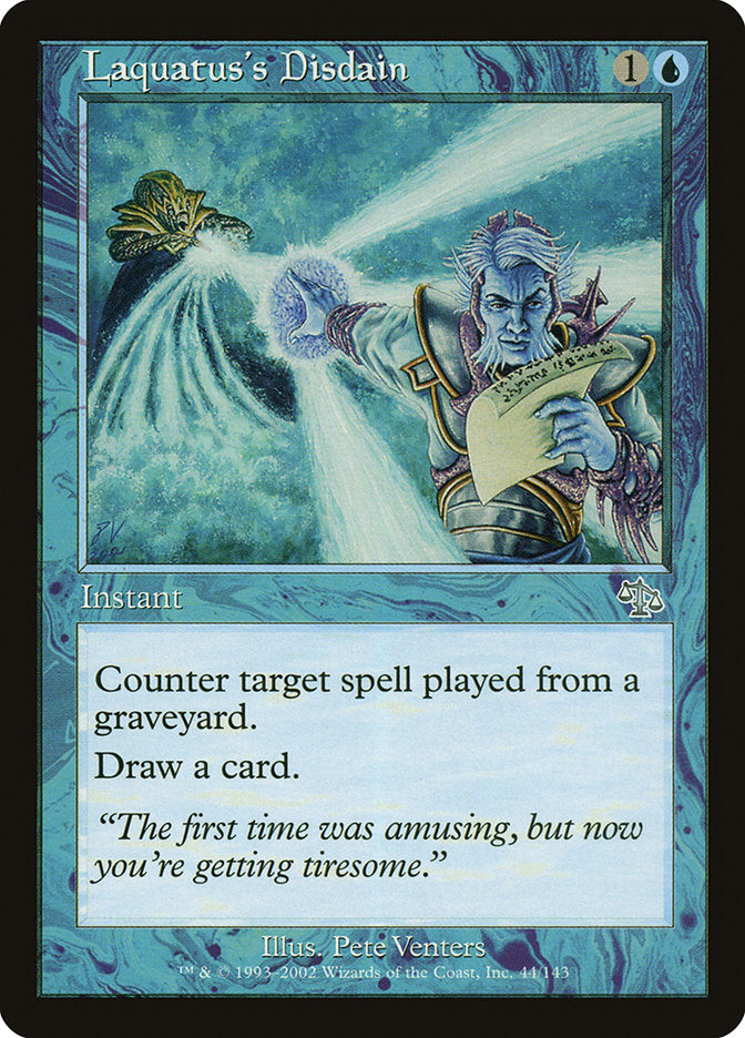 Laquatus's Disdain [Judgment] MTG Single Magic: The Gathering    | Red Claw Gaming