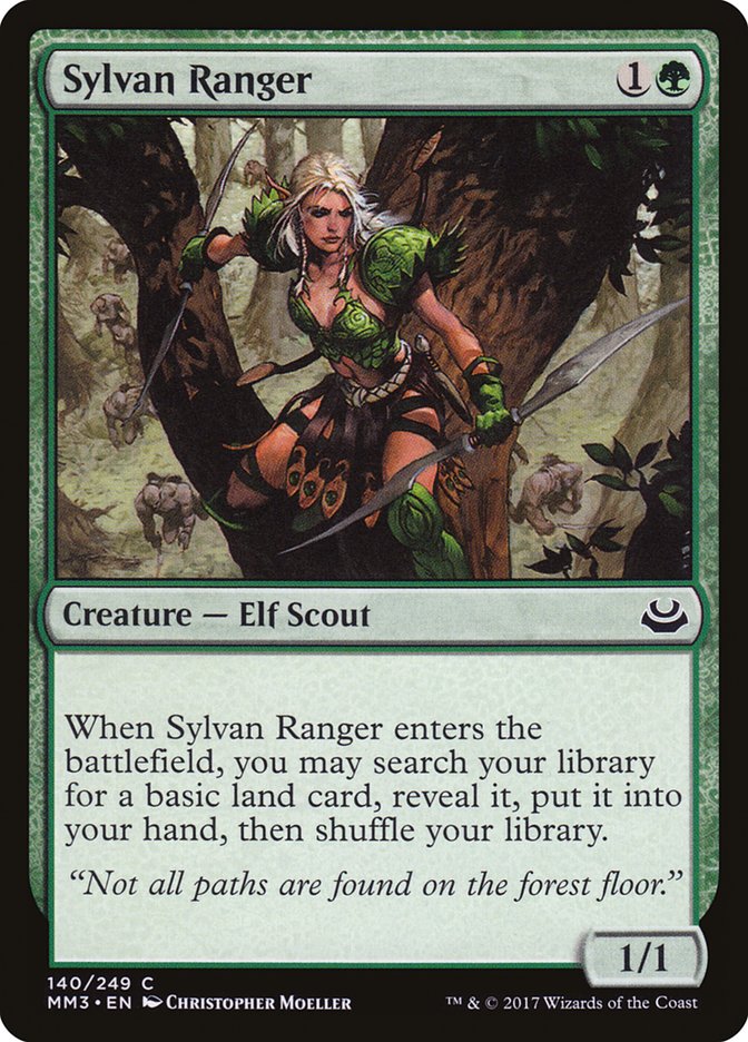 Sylvan Ranger [Modern Masters 2017] MTG Single Magic: The Gathering    | Red Claw Gaming