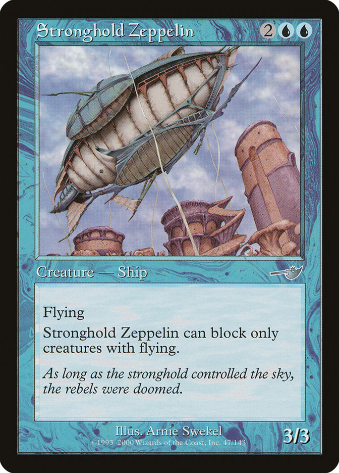 Stronghold Zeppelin [Nemesis] MTG Single Magic: The Gathering    | Red Claw Gaming