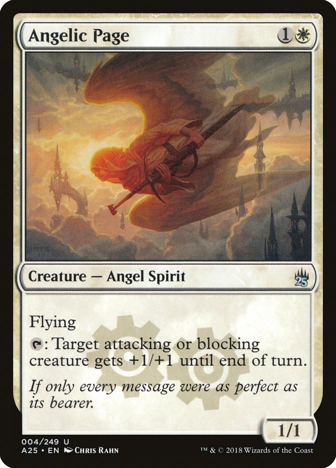 Angelic Page [Masters 25] MTG Single Magic: The Gathering    | Red Claw Gaming