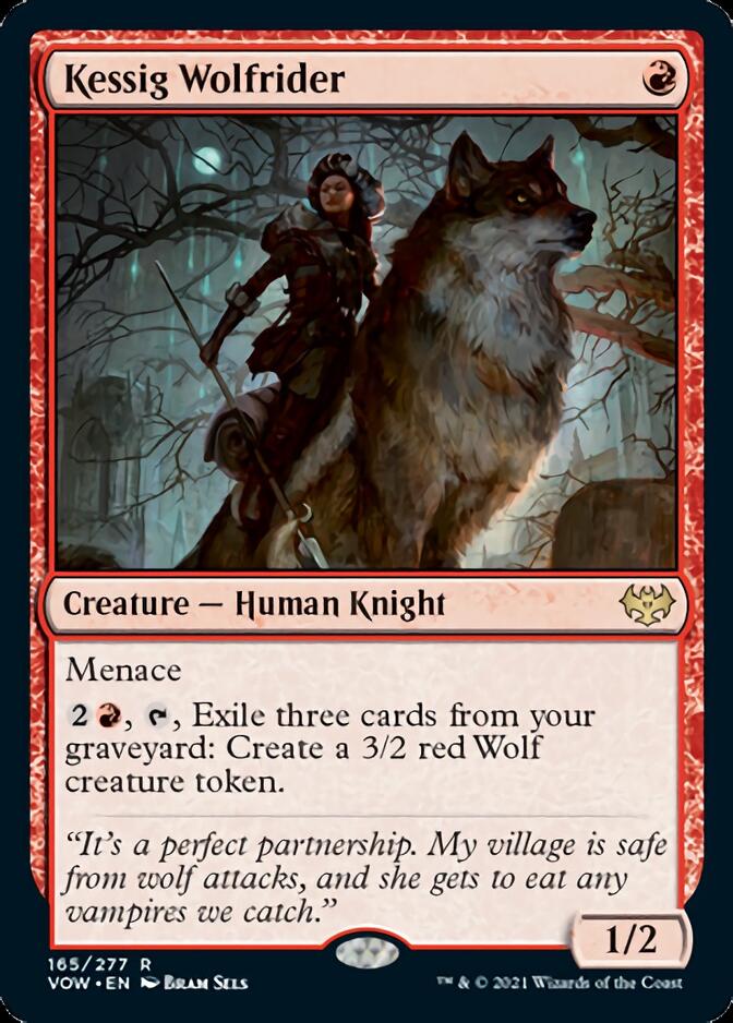 Kessig Wolfrider [Innistrad: Crimson Vow] MTG Single Magic: The Gathering    | Red Claw Gaming