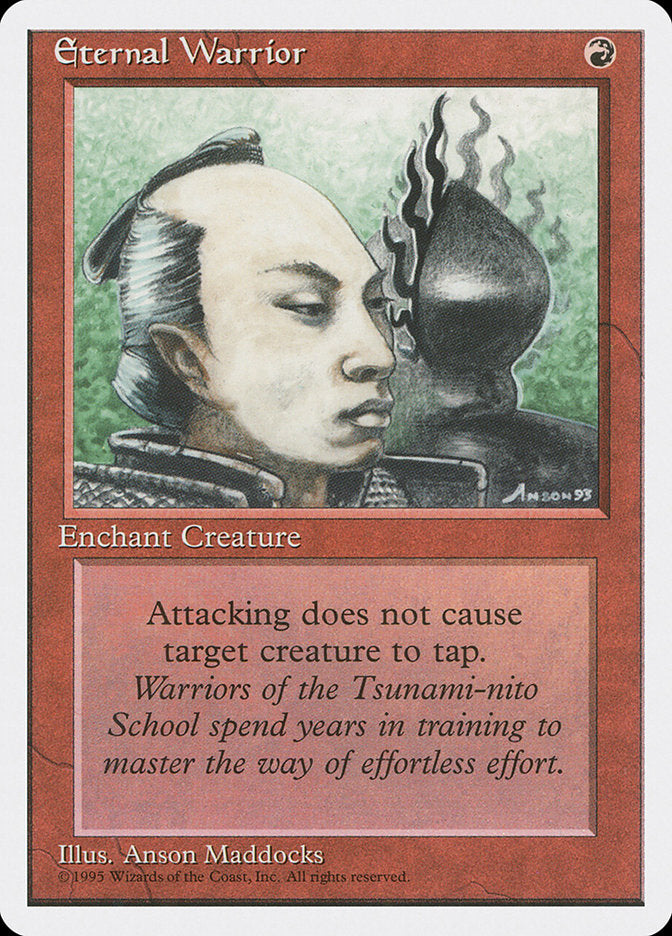 Eternal Warrior [Fourth Edition] MTG Single Magic: The Gathering    | Red Claw Gaming