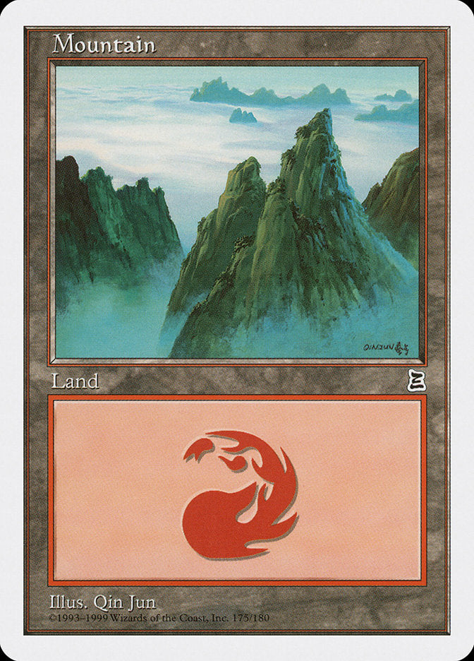 Mountain (175) [Portal Three Kingdoms] MTG Single Magic: The Gathering    | Red Claw Gaming