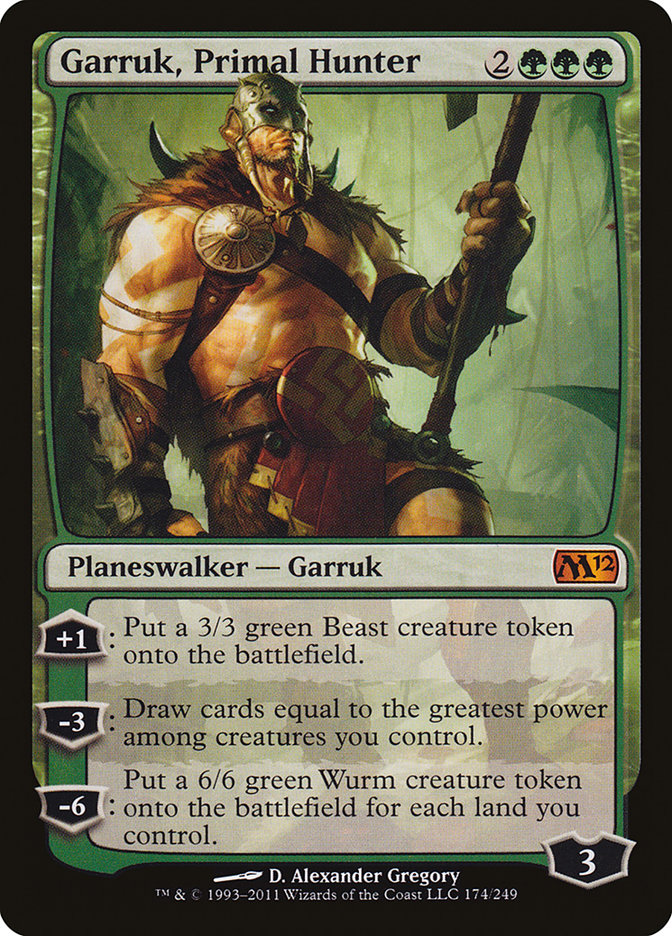 Garruk, Primal Hunter [Magic 2012] MTG Single Magic: The Gathering    | Red Claw Gaming