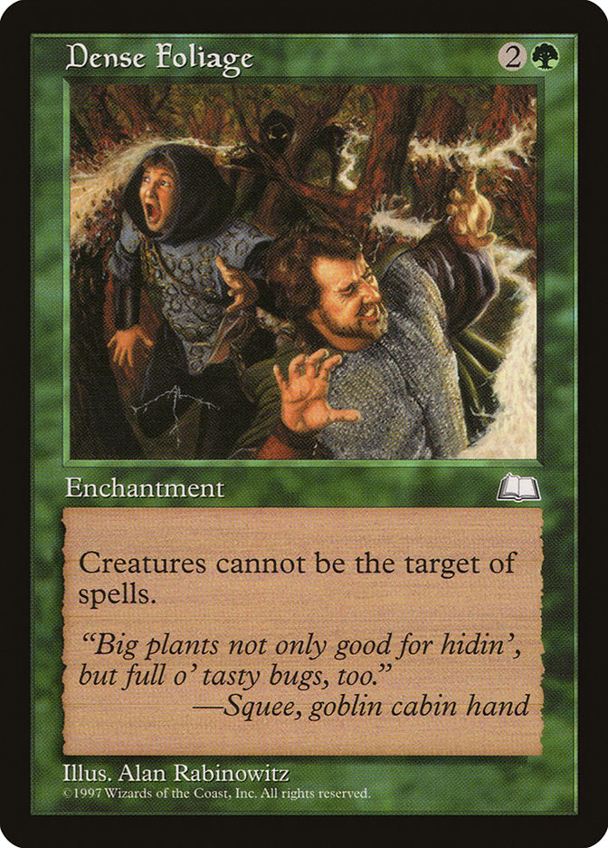 Dense Foliage [Weatherlight] MTG Single Magic: The Gathering    | Red Claw Gaming