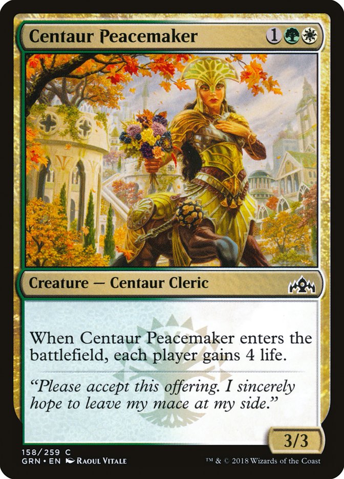 Centaur Peacemaker [Guilds of Ravnica] MTG Single Magic: The Gathering    | Red Claw Gaming