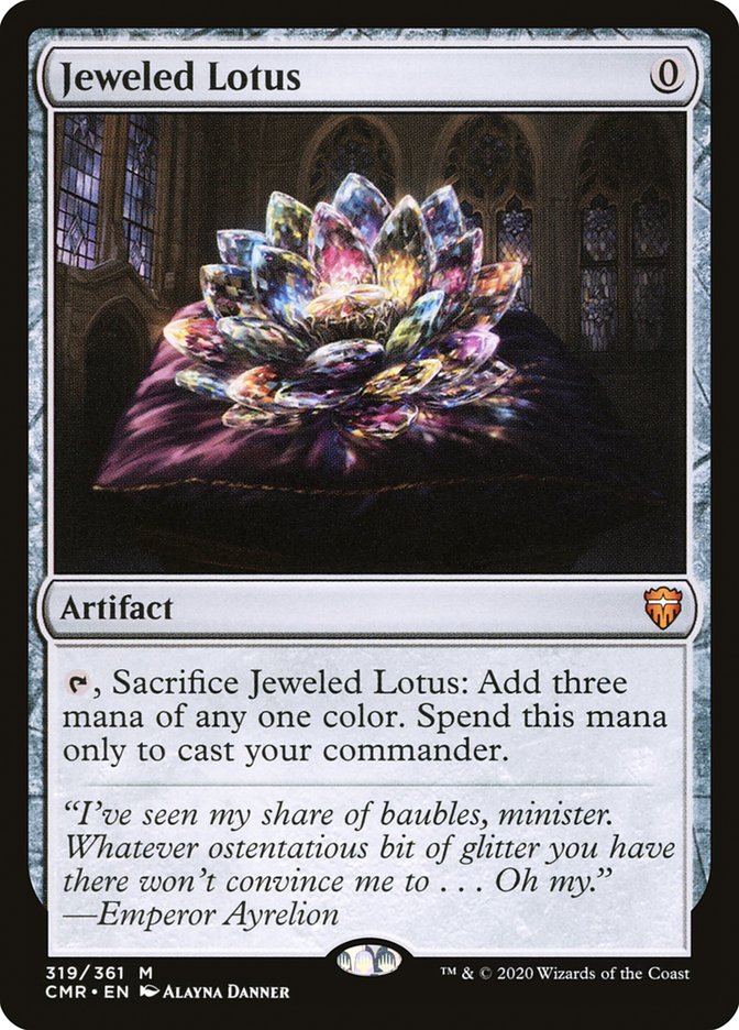 Jeweled Lotus [Commander Legends] MTG Single Magic: The Gathering    | Red Claw Gaming