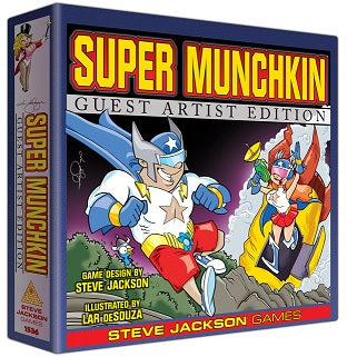 Super Munchkin Guest Artist Edition Board Game Steve Jackson    | Red Claw Gaming