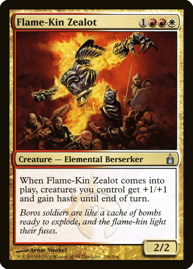 Flame-Kin Zealot [Ravnica: City of Guilds] MTG Single Magic: The Gathering    | Red Claw Gaming
