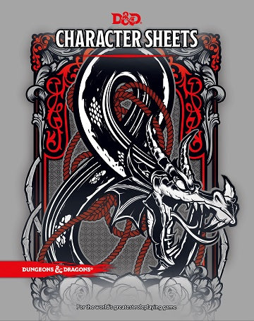 D&D Character Sheets D&D Book Wizards of the Coast    | Red Claw Gaming