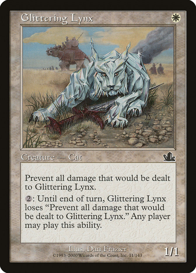 Glittering Lynx [Prophecy] MTG Single Magic: The Gathering    | Red Claw Gaming