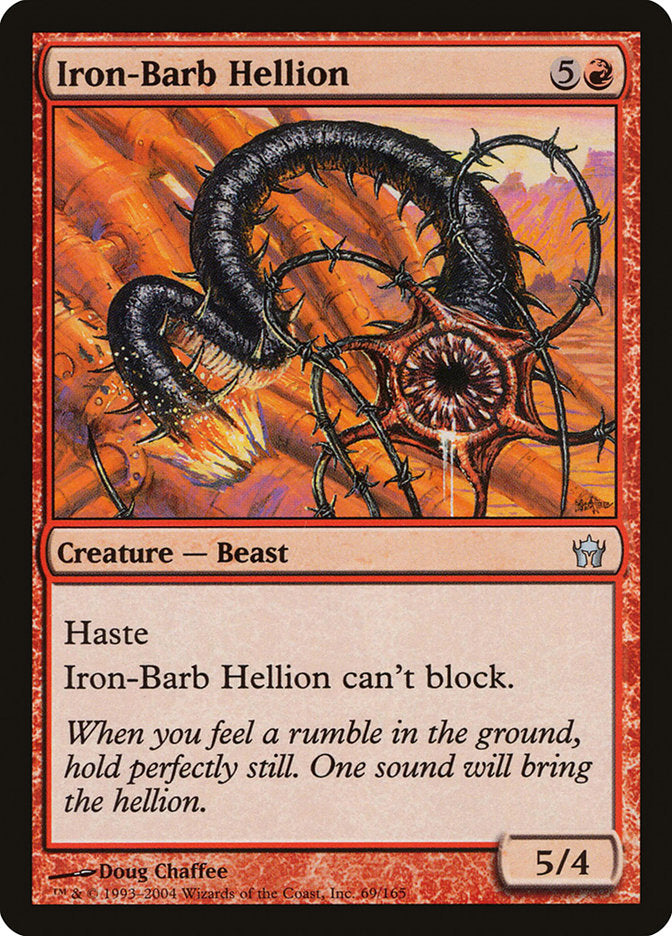 Iron-Barb Hellion [Fifth Dawn] MTG Single Magic: The Gathering    | Red Claw Gaming