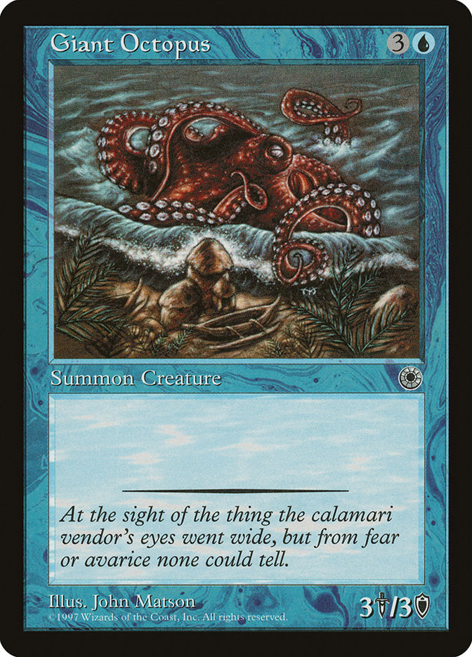 Giant Octopus [Portal] MTG Single Magic: The Gathering    | Red Claw Gaming