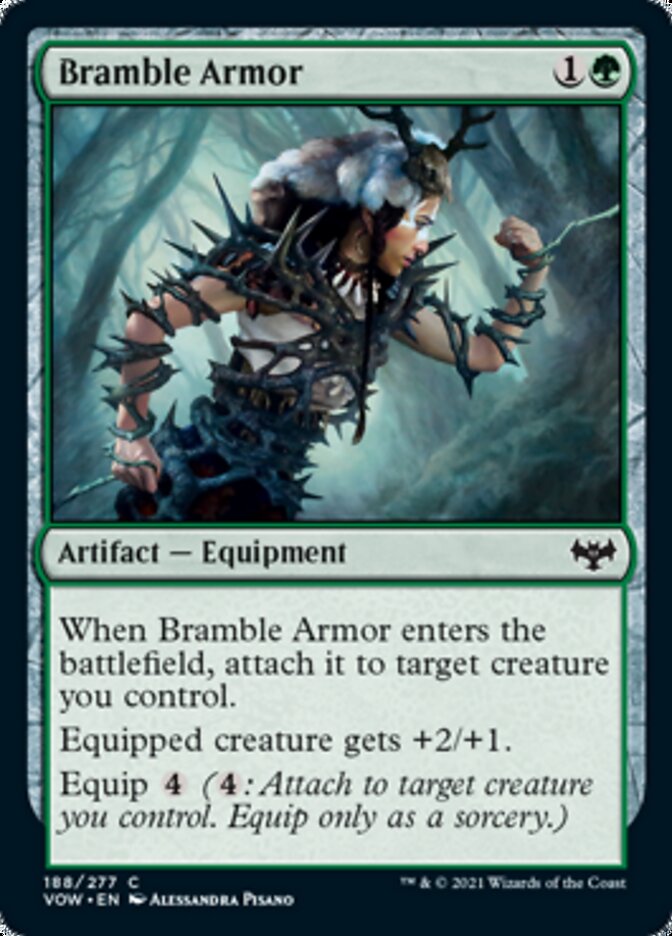 Bramble Armor [Innistrad: Crimson Vow] MTG Single Magic: The Gathering    | Red Claw Gaming