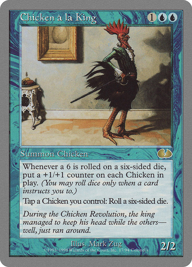 Chicken a la King [Unglued] MTG Single Magic: The Gathering    | Red Claw Gaming