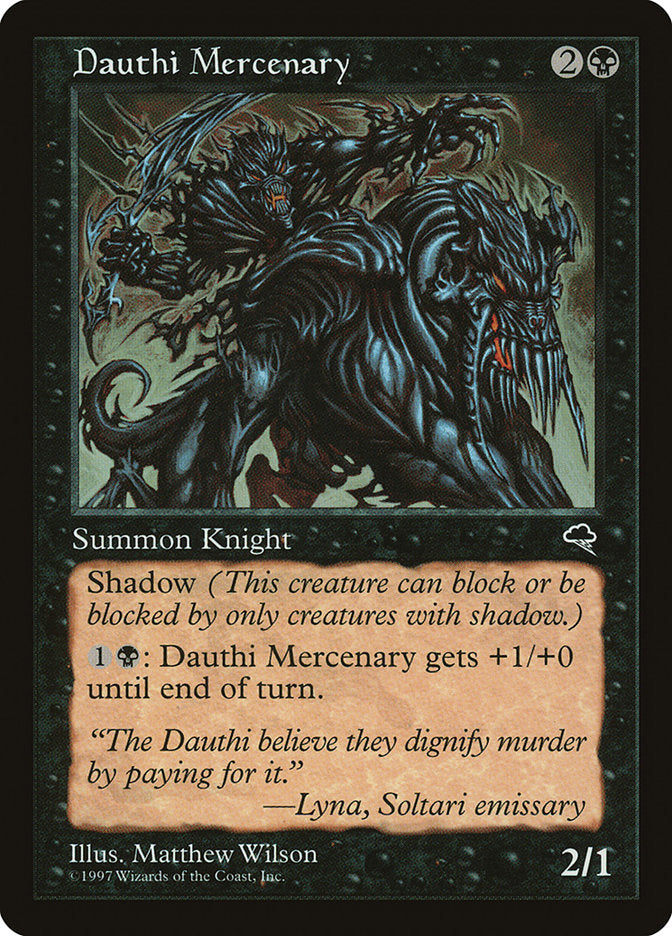 Dauthi Mercenary [Tempest] MTG Single Magic: The Gathering    | Red Claw Gaming