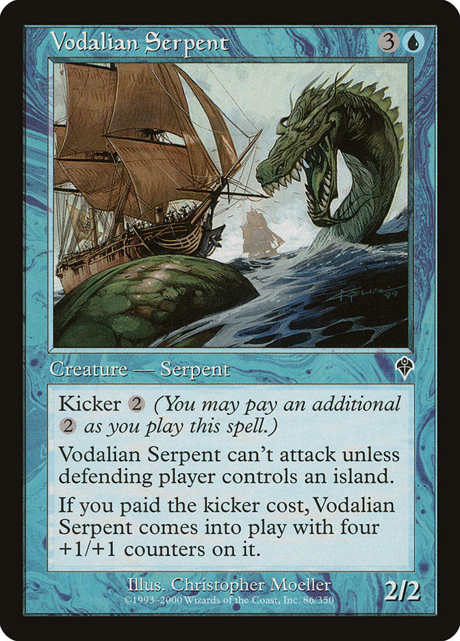 Vodalian Serpent [Invasion] MTG Single Magic: The Gathering    | Red Claw Gaming
