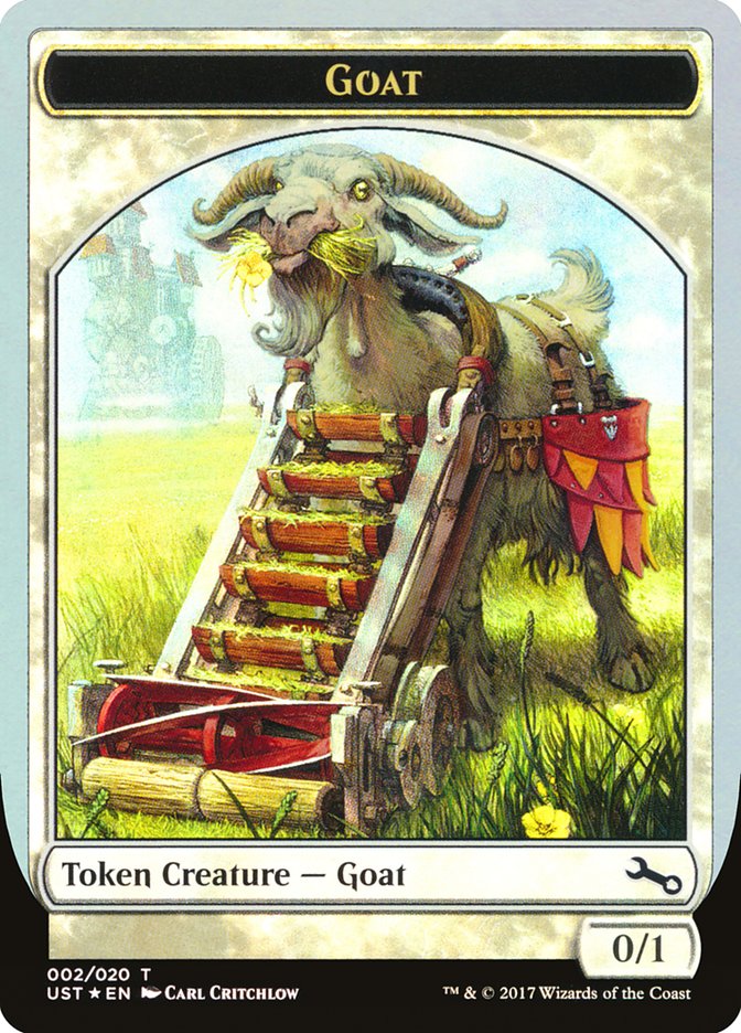 Goat Token [Unstable Tokens] MTG Single Magic: The Gathering    | Red Claw Gaming