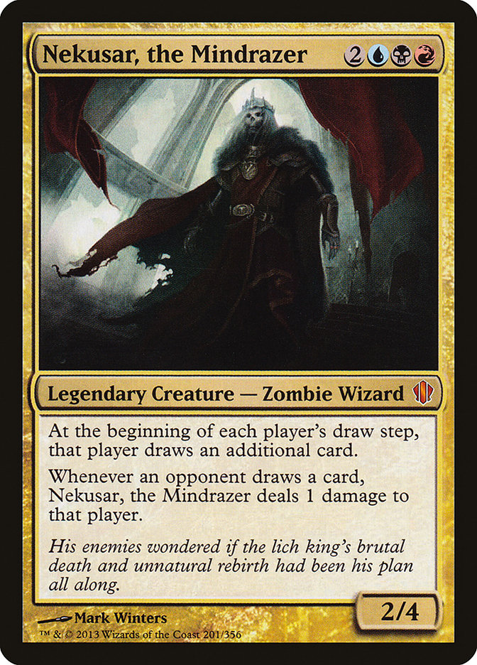 Nekusar, the Mindrazer [Commander 2013] MTG Single Magic: The Gathering    | Red Claw Gaming