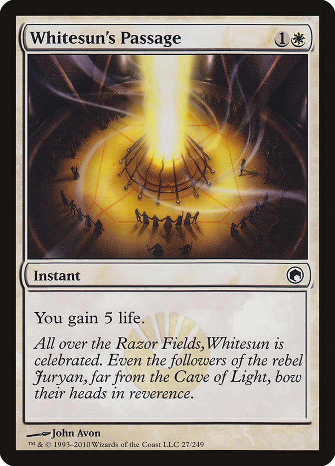 Whitesun's Passage [Scars of Mirrodin] MTG Single Magic: The Gathering    | Red Claw Gaming