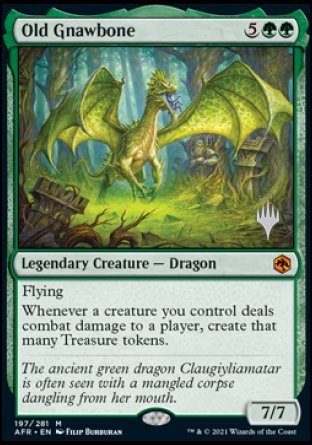 Old Gnawbone (Promo Pack) [Dungeons & Dragons: Adventures in the Forgotten Realms Promos] MTG Single Magic: The Gathering    | Red Claw Gaming