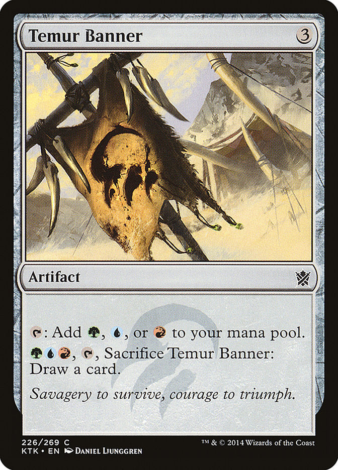Temur Banner [Khans of Tarkir] MTG Single Magic: The Gathering    | Red Claw Gaming