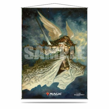 Wall Scroll MTG Stained Glass Baneslayer Angel Wall Scroll Ultra Pro    | Red Claw Gaming