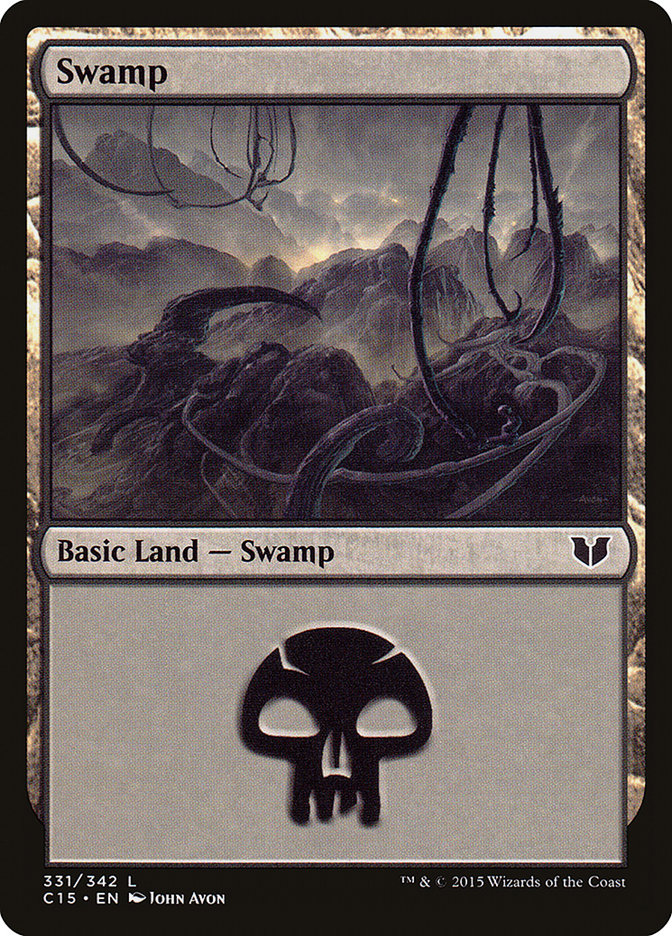 Swamp (331) [Commander 2015] MTG Single Magic: The Gathering    | Red Claw Gaming