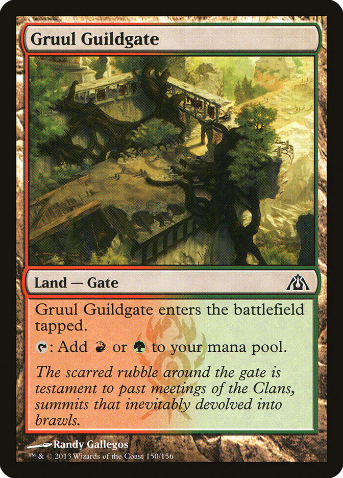 Gruul Guildgate [Dragon's Maze] MTG Single Magic: The Gathering    | Red Claw Gaming