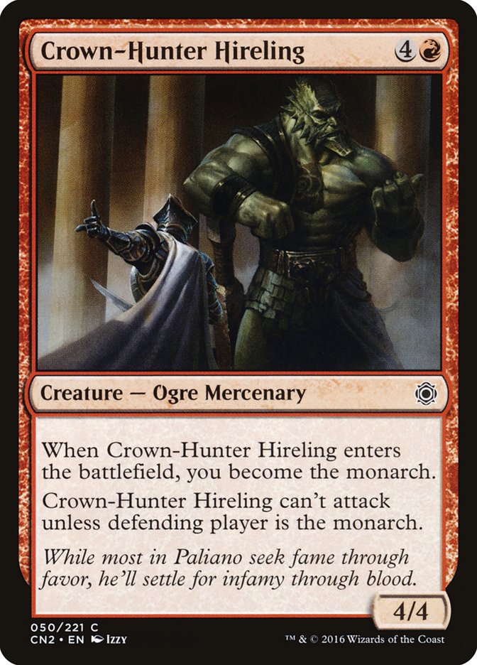 Crown-Hunter Hireling [Conspiracy: Take the Crown] MTG Single Magic: The Gathering    | Red Claw Gaming