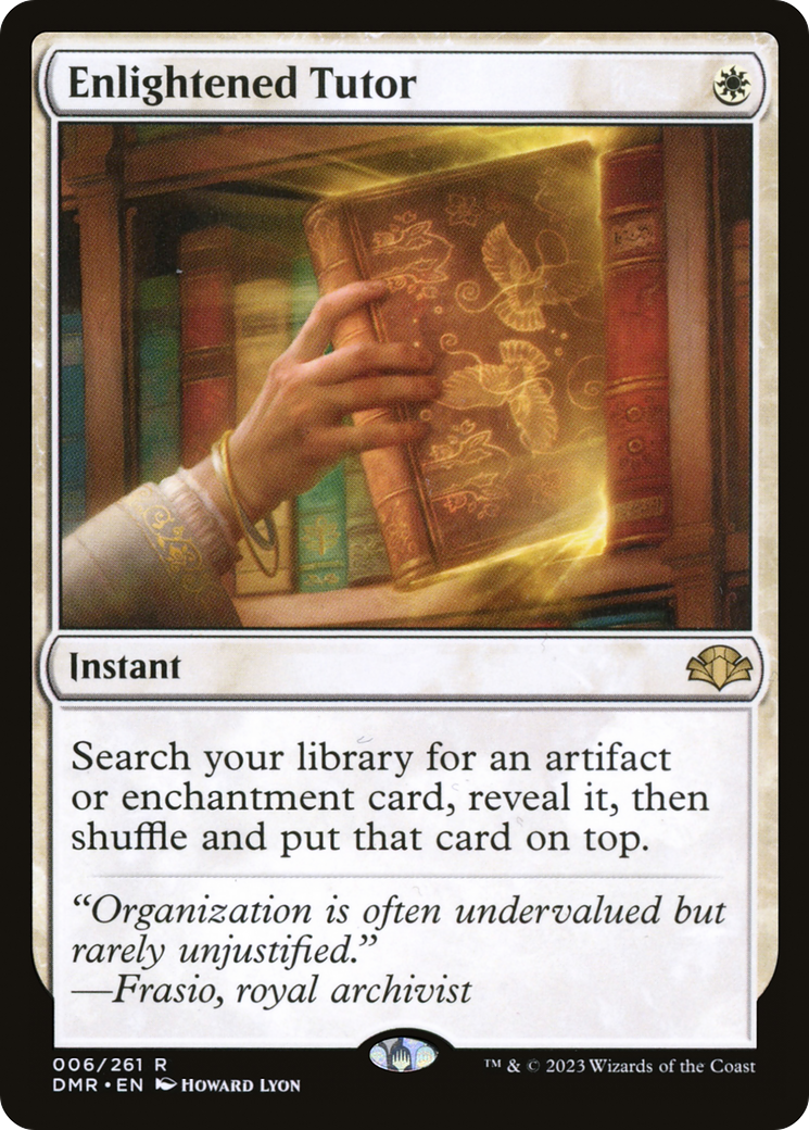 Enlightened Tutor [Dominaria Remastered] MTG Single Magic: The Gathering    | Red Claw Gaming