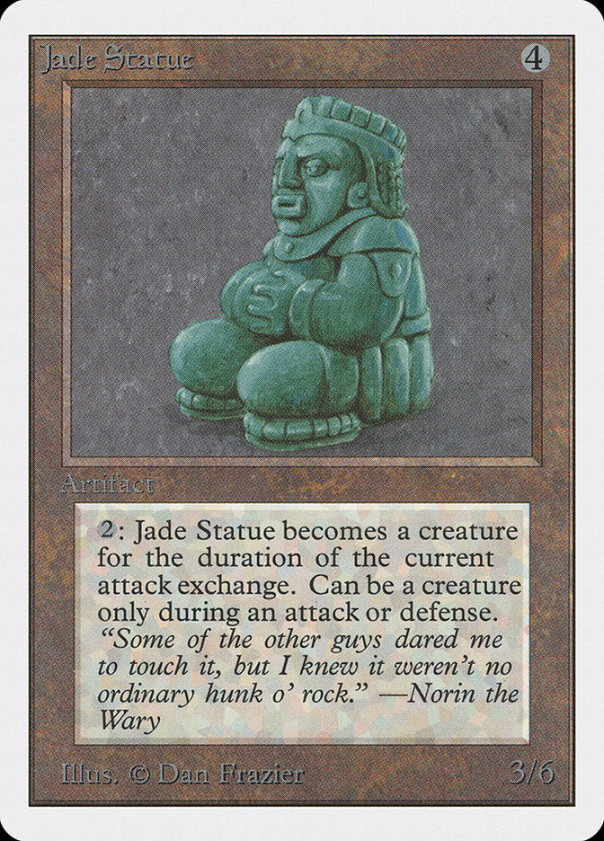 Jade Statue [Unlimited Edition] MTG Single Magic: The Gathering    | Red Claw Gaming