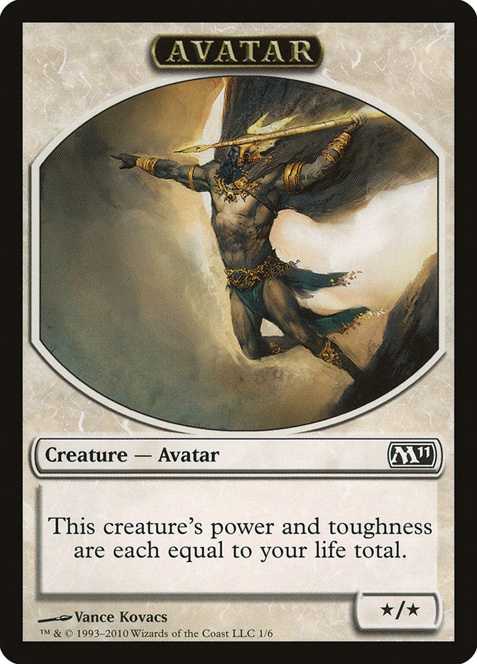 Avatar Token [Magic 2011 Tokens] MTG Single Magic: The Gathering    | Red Claw Gaming