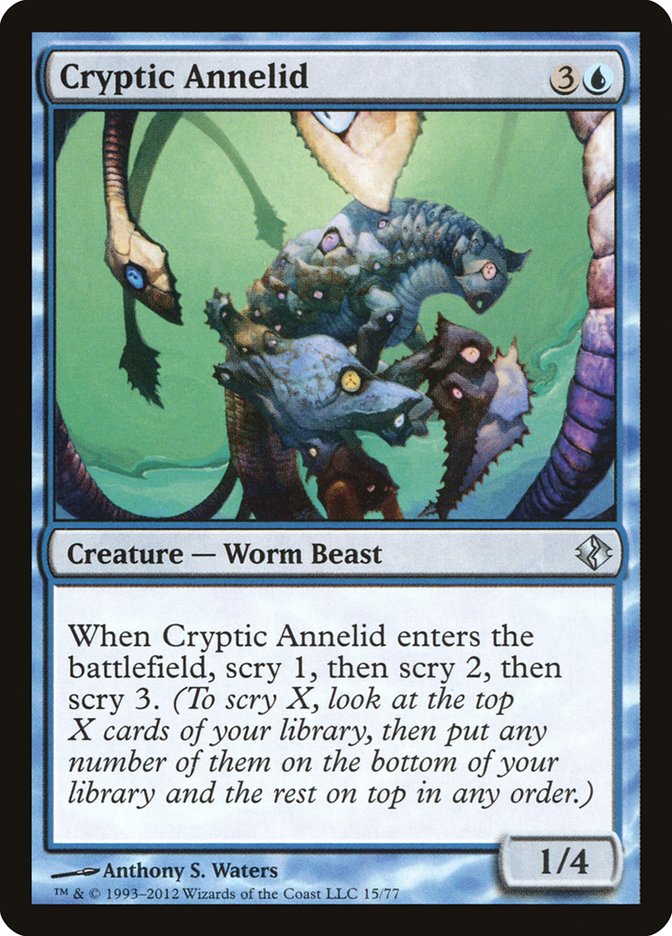 Cryptic Annelid [Duel Decks: Venser vs. Koth] MTG Single Magic: The Gathering    | Red Claw Gaming