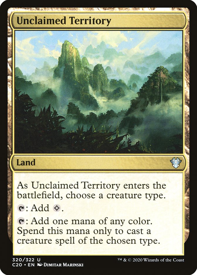 Unclaimed Territory [Commander 2020] MTG Single Magic: The Gathering    | Red Claw Gaming